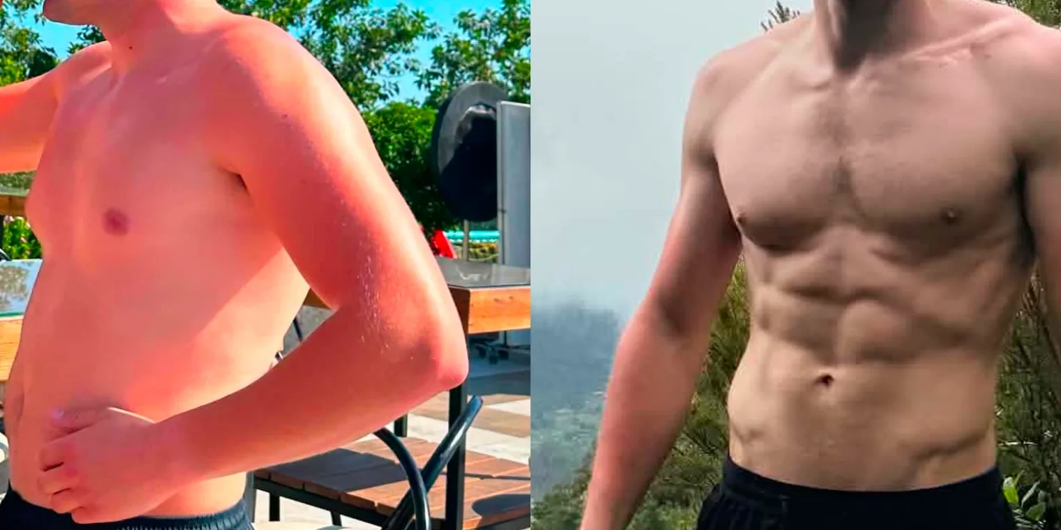 Before and after photos