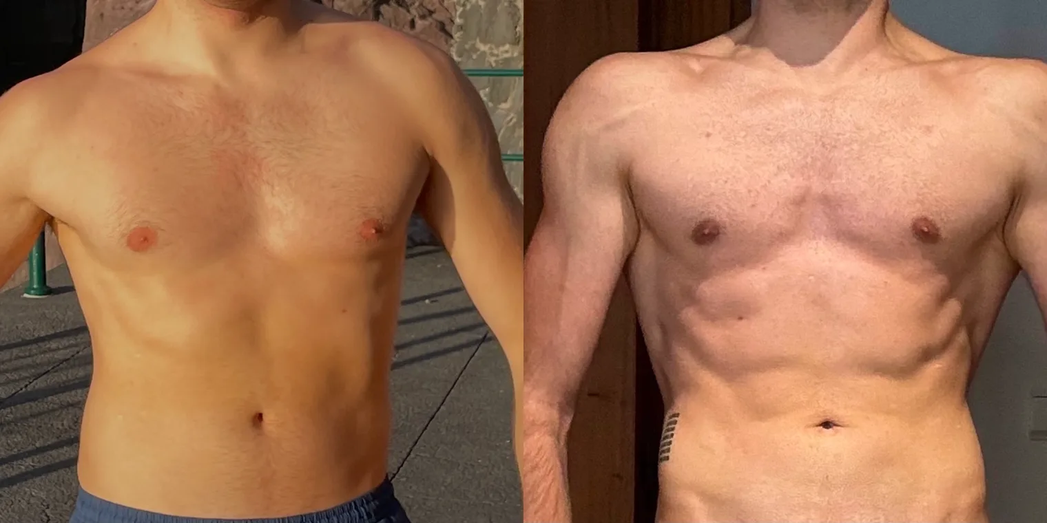 Before and after photos